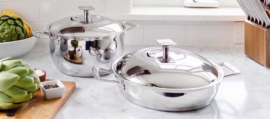 ollas de acero inoxidable