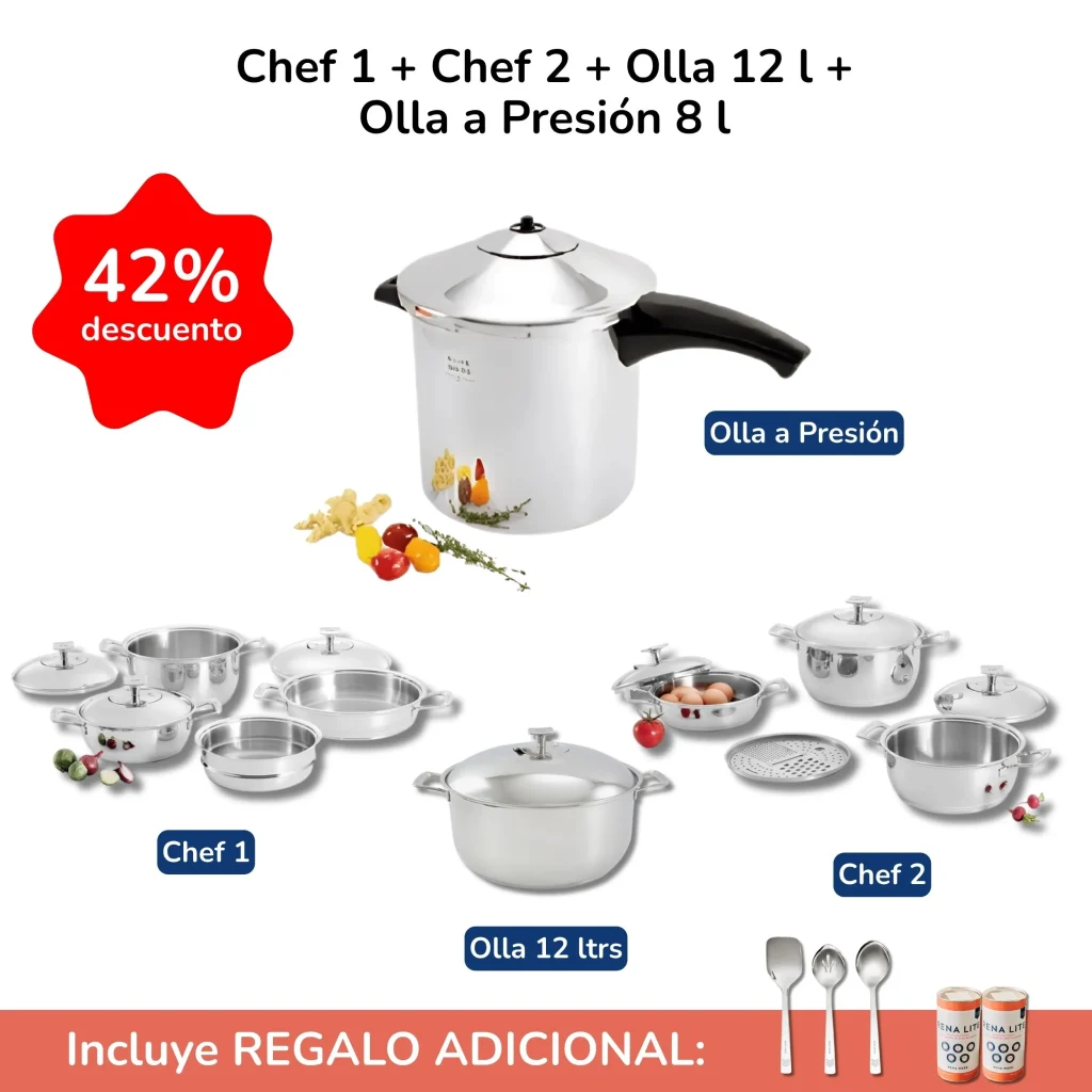 juego gourmet con olla a presión